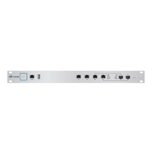 UbiQuiti USG-PRO-4, Aktivität, Link, Geschwindigkeit, Status, System, CE, FCC, IC, 2048 MB, 10,100,1000 Mbit/s, 2,3 kg, 484 x 164 x 44 mm