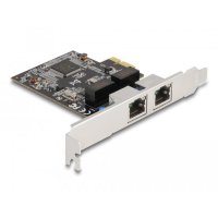 Delock 88615, PCI Express, RJ-45, Silber, PC, 1...