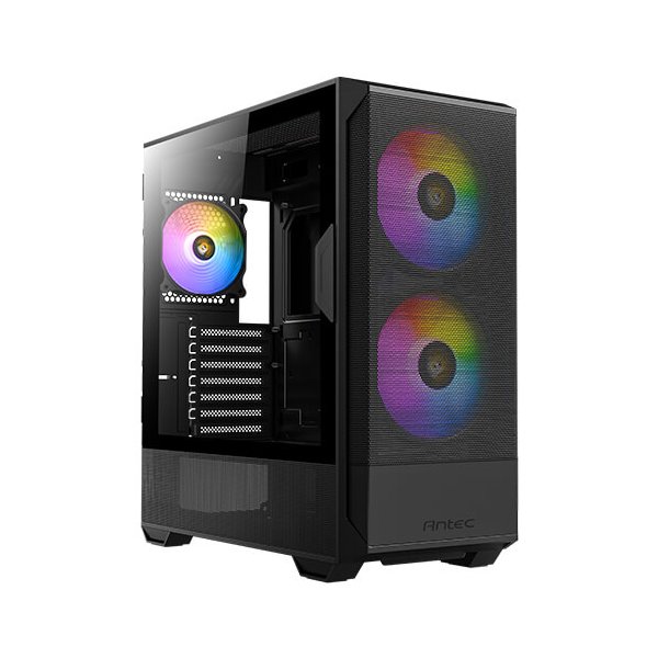 Antec NX416L, Midi Tower, PC, Schwarz, ATX, ITX, micro ATX, Kunststoff, Stahl, Gaming