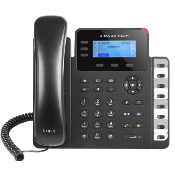 Grandstream GXP1630, IP-Telefon, Schwarz, Grau, Kabelgebundenes Mobilteil, Tisch/Wand, Linux, 3 Zeilen