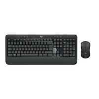 Logitech Advanced MK540, Kabellos, USB, Membran Key Switch, QWERTZ, Schwarz, Weiß, Maus enthalten