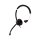 V7 Deluxe Mono Headset, Kabelgebunden, Büro/Callcenter, 31,5 - 20000 Hz, 82 g, Kopfhörer, Schwarz, Silber