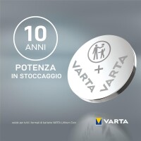 Varta -CR2025, Einwegbatterie, CR2025, Lithium, 3 V, 1 Stück(e), Metallisch