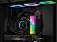 Corsair Vengeance RGB CMH32GX5M2B5600Z40, 32 GB, 2 x 16 GB, DDR5, 5600 MHz, 288-pin DIMM, Schwarz