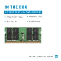 HP 32 GB 3200MHz DDR4, 32 GB, DDR4, 3200 MHz