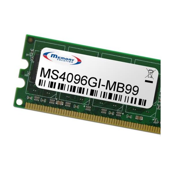 Memorysolution 4GB Gigabyte GA-MA770-UD3, GA-MA770-DS3