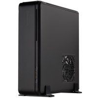 SilverStone Fortress FTZ01, Desktop, PC, Schwarz, Mini-DTX, Mini-ITX, Aluminium, Stahl, 8,3 cm