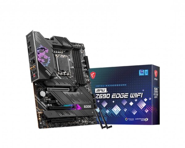 MSI MPG Z690 EDGE WIFI, Intel, LGA 1700, Intel® Celeron®, Intel® Core™ i3, Intel® Core™ i5, Intel® Core™ i7, Intel® Core™ i9, Intel® Pentium®, DDR5-SDRAM, 128 GB, DIMM