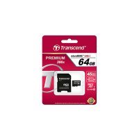 Transcend TS64GUSDXC10, 64 GB, MicroSDXC, Klasse 10,...