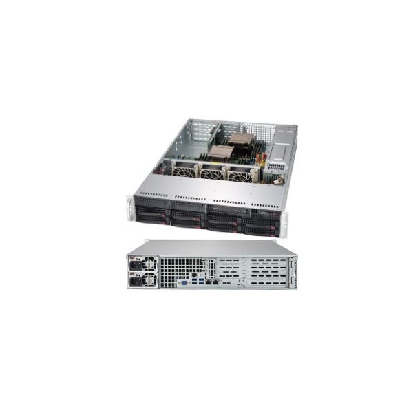 Supermicro SuperChassis 825TQC-R802WB - Gehäuse - ATX