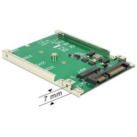 Delock 62544, SATA, M.2, Grün, 100 mm, 70 mm, 7 mm