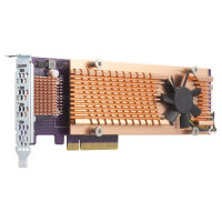 QNAP QM2-4P-384, PCIe, PCIe, PCIe 3.0, Aktiv, 1...