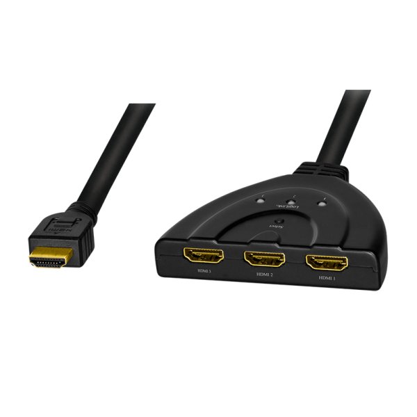 LogiLink HD0040, HDMI, Schwarz, ABS, 30 Hz, 10,2 Gbit/s, 340 MHz