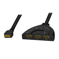 LogiLink HD0040, HDMI, Schwarz, ABS, 30 Hz, 10,2 Gbit/s,...