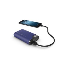 RealPower PB-7500C Navy Blue, 7500 mAh, Schwarz, Blau