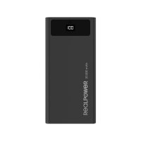 RealPower PB-20k PD, 20000 mAh, 18 W, Schwarz