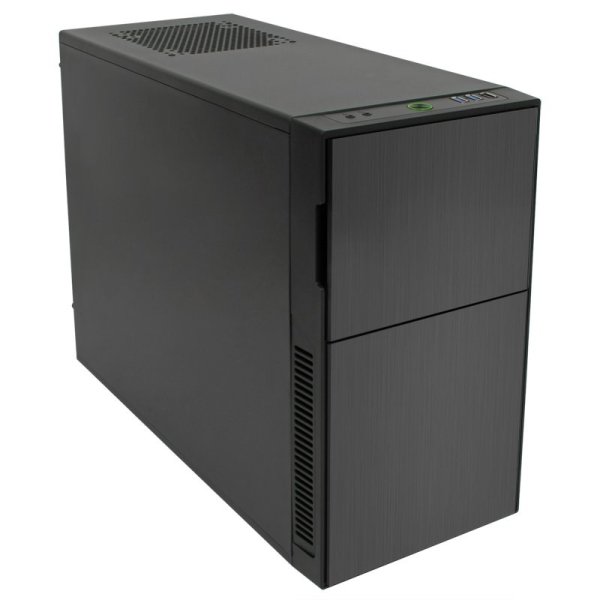 Nanoxia Deep Silence 4, Mini Tower, PC, Anthrazit, micro ATX, Mini-ATX, Kunststoff, Stahl, Gaming