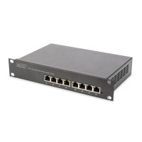 DIGITUS 8-Port Gigabit  Switch, 10 Zoll, Unmanaged