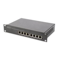 DIGITUS 8-Port Gigabit Netzwerkswitch, 10 Zoll, unmanaged