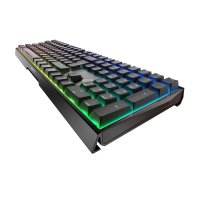 Cherry MX 3.0S RGB, Kabelgebunden, USB, Mechanischer Switch, QWERTZ, RGB-LED, Schwarz