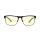 Gunnar Optiks Pendleton, Unisex, Rechteck, Klassisch, Schwarz, Bernstein, 5,7 cm