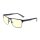 Gunnar Optiks Pendleton, Unisex, Rechteck, Klassisch, Schwarz, Bernstein, 5,7 cm