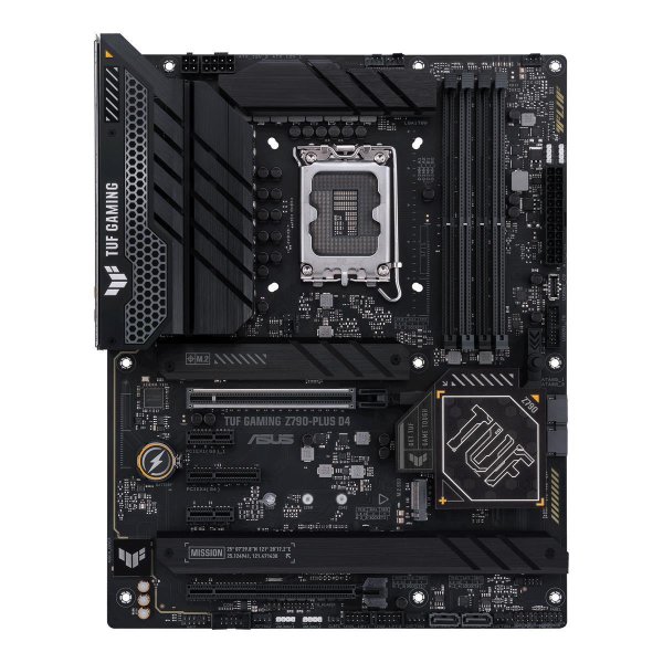 ASUS TUF GAMING Z790-PLUS D4, AMD, LGA 1700, Intel® Celeron®, Intel® Core™ i3, Intel® Core™ i5, Intel® Core™ i7, Intel® Core™ i9,..., LGA 1700, DDR4-SDRAM, 128 GB