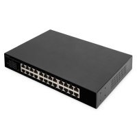 DIGITUS 24 -Port Gigabit Switch, 19 Zoll, Unmanaged