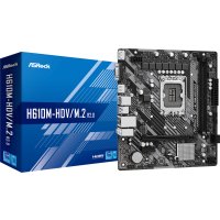 ASRock H610M-HDV/M.2 R2.0, Intel, LGA 1700, Intel® Celeron® G, Intel® Core™ i3, Intel® Core™ i5, Intel® Core™ i7, Intel® Core™..., LGA 1700, DDR4-SDRAM, 64 GB