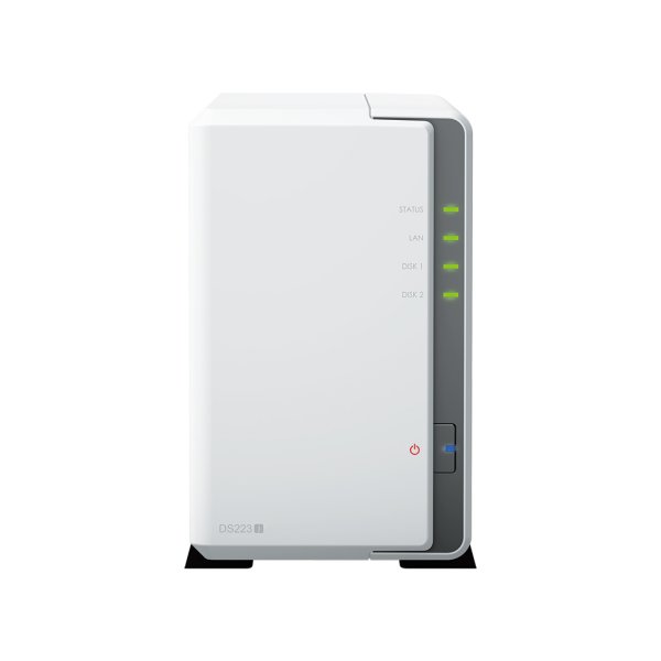 Synology DiskStation DS223J, NAS, Desktop, Realtek, RTD1619B, Weiß