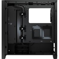 Corsair 4000D Airflow, Midi Tower, PC, Schwarz, ATX, EATX, micro ATX, Mini-ITX, Kunststoff, Stahl, Gehärtetes Glas, 17 cm