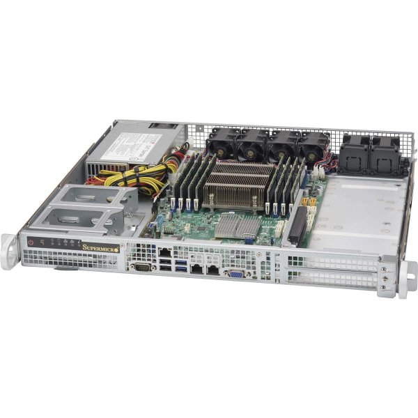 Supermicro 515-505, Rack, Server, Grau, EATX, 1U, Heimbüro