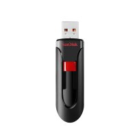 SanDisk Cruzer Glide, 32 GB, USB Typ-A, 2.0, Dia, 6,8 g, Schwarz, Rot