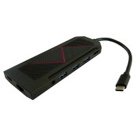 LC-Power LC-HUB-C-MULTI-6-RGB, USB 3.2 Gen 2 (3.1 Gen 2)...