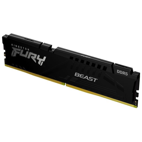 Kingston FURY Beast 8GB 5600MT/s DDR5 CL40 DIMM Black, 8 GB, 1 x 8 GB, DDR5, 288-pin DIMM