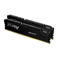 Kingston FURY Beast 16GB 5200MT/s DDR5 CL40 DIMM (2er-Kit) Black, 16 GB, 2 x 8 GB, DDR5, 288-pin DIMM