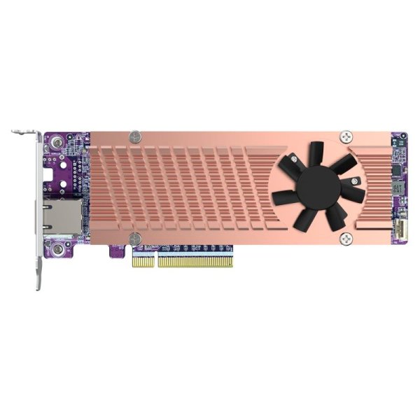 QNAP Card QM2, M.2, PCIe, RJ-45, Niedriges Profil, PCIe 4.0, RJ-45, NAS / Storage server