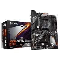 Gigabyte A520 AORUS ELITE Motherboard - Unterstützt AMD Ryzen 5000 Serie AM4 CPUs, 5+3 Phasen Pure Digital VRM, bis zu 4733MHz DDR4 (OC), PCIe 3.0 x4 M.2, GbE LAN, USB 3.2 Gen2, AMD, Sockel AM4, 3rd Generation AMD Ryzen™ 3, 3rd Generation AMD Ryzen 5, 3rd