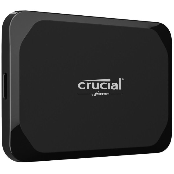 Crucial X9, 4 TB, USB Typ-C, 3.2 Gen 2 (3.1 Gen 2), 1050 MB/s, 10 Gbit/s, Schwarz