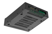 Icy Dock MB491SKL-B, 8,89 cm (3.5"), Carrier Panel, 2.5", SATA, Serial Attached SCSI (SAS), Schwarz, Metall