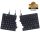 R-Go Tools Split Ergonomische Tastatur R-Go Break mit Pausensoftware, ergonomische geteilte Tastatur, AZERTY (BE), Kabelgebunden, Schwarz, Mini, Kabelgebunden, USB, AZERTY, Schwarz