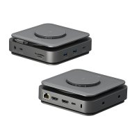 j5create JCD3199-N Dual-4K-HDMI™-USB-C®-Dock, Kabelgebunden, USB 3.2 Gen 2 (3.1 Gen 2) Type-C, 140 W, 2.0/2.1, 3,5 mm, 1000 Mbit/s