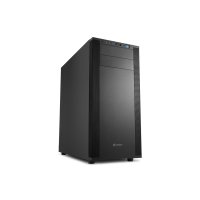 Sharkoon M25-V, Midi Tower, PC, Schwarz, ATX, micro ATX,...