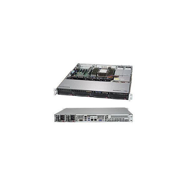 Supermicro SuperServer 5019P-MTR, Intel C622, LGA 3647 (Socket P), Intel® Xeon®, DDR4-SDRAM, 1,02 TB, 256 GB