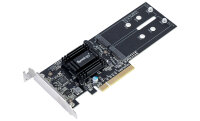 Synology M2D18, PCIe, M.2, PCI 2.0, Schwarz, 0 - 40...