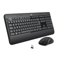 Logitech Advanced MK540, Kabellos, USB, Membran Key...