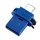 Verbatim Dual - USB 3.0-Stick 32 GB - USB-C / USB-A - Blau, 32 GB, USB Type-A / USB Type-C, 3.2 Gen 1 (3.1 Gen 1), Ohne Deckel, 3,6 g, Schwarz, Blau, Silber