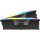 Corsair Vengeance 32GB (2K) DDR5 5200MHz RGB B, 32 GB, 2 x 16 GB, DDR5, 5200 MHz, 288-pin DIMM, Schwarz