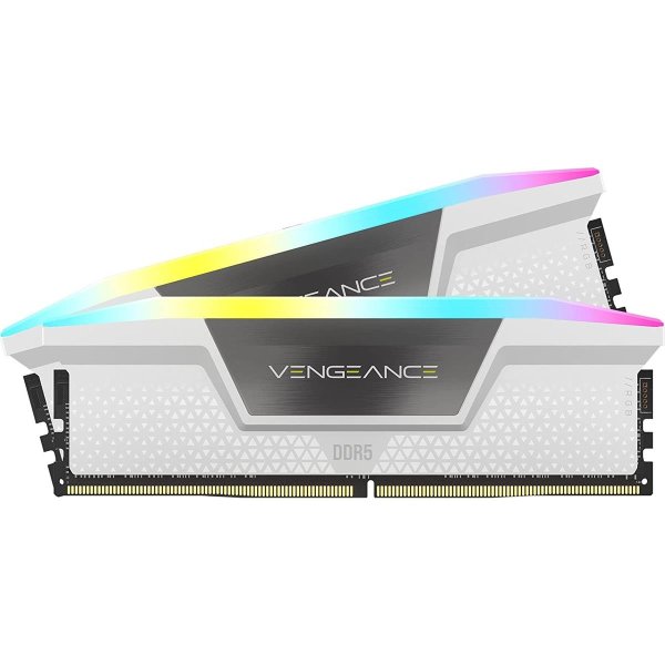 Corsair 32GB (2K) DDR5 6200MHz Vengeance RGB W, 32 GB, 2 x 16 GB, DDR5, 6200 MHz, 288-pin DIMM