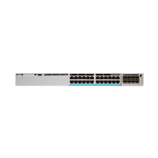 Cisco Catalyst C9300-24P-E, Managed, L2/L3, Gigabit Ethernet (10/100/1000), Power over Ethernet (PoE), Rack-Einbau, 1U